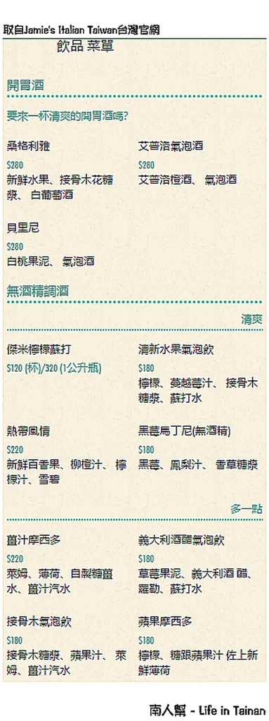 Jamie's Italian Taiwan 