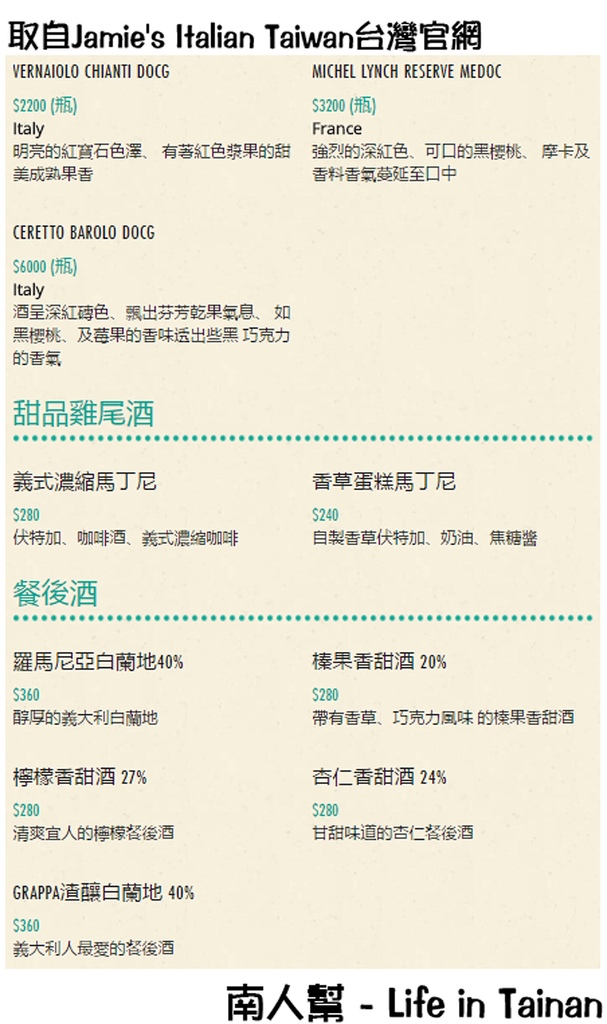 Jamie's Italian Taiwan 