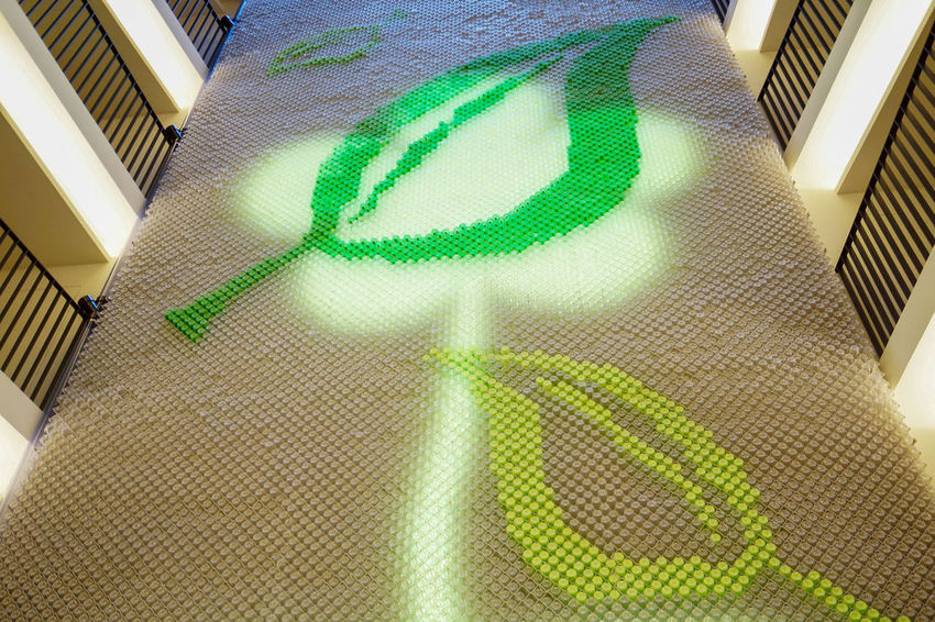 台中草悟道住宿 綠宿行旅Green Hotel 環保旅店榮獲三星級 LED心之光牆放煙火親子互動更有趣12.jpg