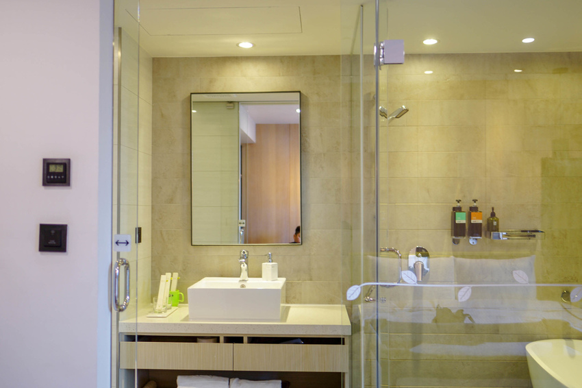 台中草悟道住宿 綠宿行旅Green Hotel 環保旅店榮獲三星級 LED心之光牆放煙火親子互動更有趣44.jpg