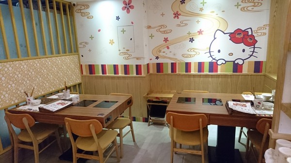 Hello Kitty Shabu Shabu：台北~Hello Kitty Shabu Shabu(忠孝店)~Hello Kitty主題餐廳~夢幻粉紅教主敲口愛~凱蒂貓無所不在超好拍~