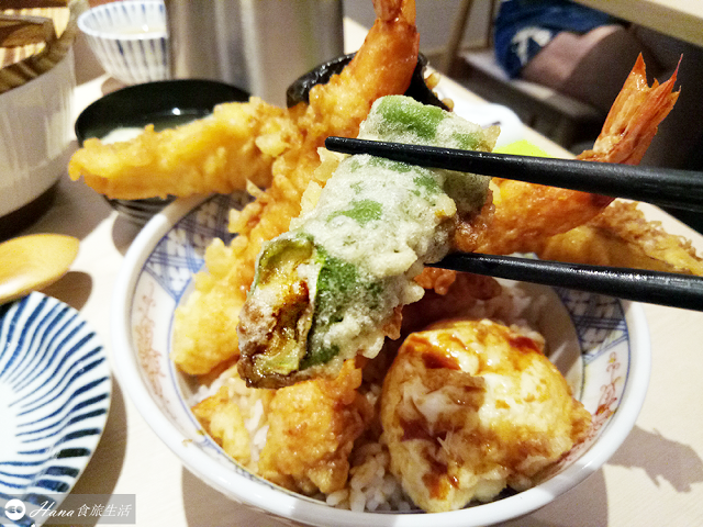 【台北中山】日本橋 浜町天丼專賣店 | 捷運中山站美食 新開幕日式天丼 過癮酥脆炸海鮮 大推解膩醃漬蘿蔔 米飯Q勁十足