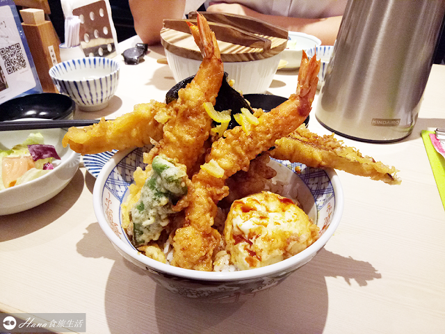 【台北中山】日本橋 浜町天丼專賣店 | 捷運中山站美食 新開幕日式天丼 過癮酥脆炸海鮮 大推解膩醃漬蘿蔔 米飯Q勁十足
