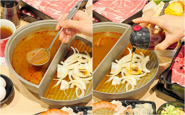 大樂鍋精緻鍋物專賣店：大樂鍋精緻鍋物：肉多多鍋喜燒一鍋兩吃再加三份肉盤大滿足！打卡再送豬肉盤好划算！燒酒海陸鍋一次7種海鮮加肉品豐盛推薦！