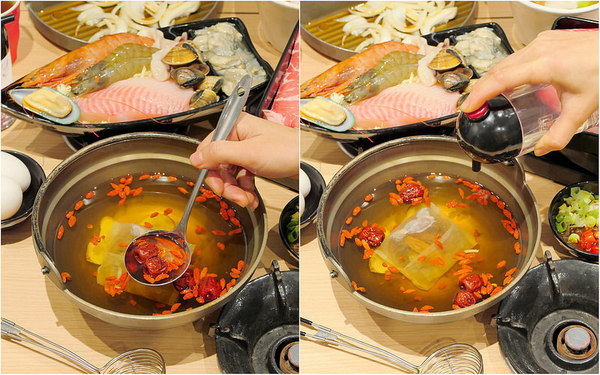 大樂鍋精緻鍋物專賣店：大樂鍋精緻鍋物：肉多多鍋喜燒一鍋兩吃再加三份肉盤大滿足！打卡再送豬肉盤好划算！燒酒海陸鍋一次7種海鮮加肉品豐盛推薦！