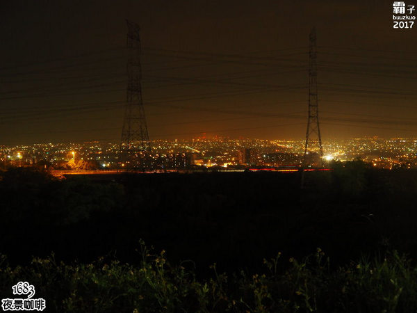 1683 夜景咖啡:1683夜景咖啡,賞夜景還有夢幻花牆可以合照~