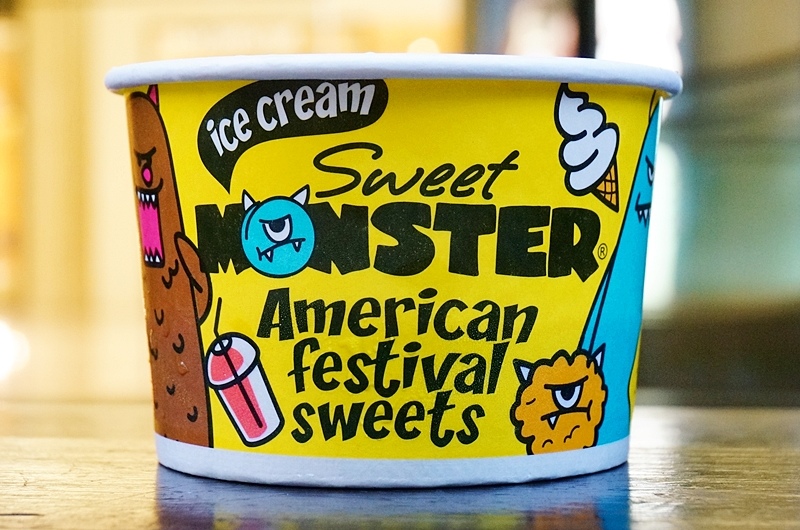 Sweet Monster.甜點怪獸.怪獸爆米花霜淇淋.台灣怪獸爆米花霜淇淋.台灣Sweet Monster.信義區美食.快閃店.韓國弘大美食.