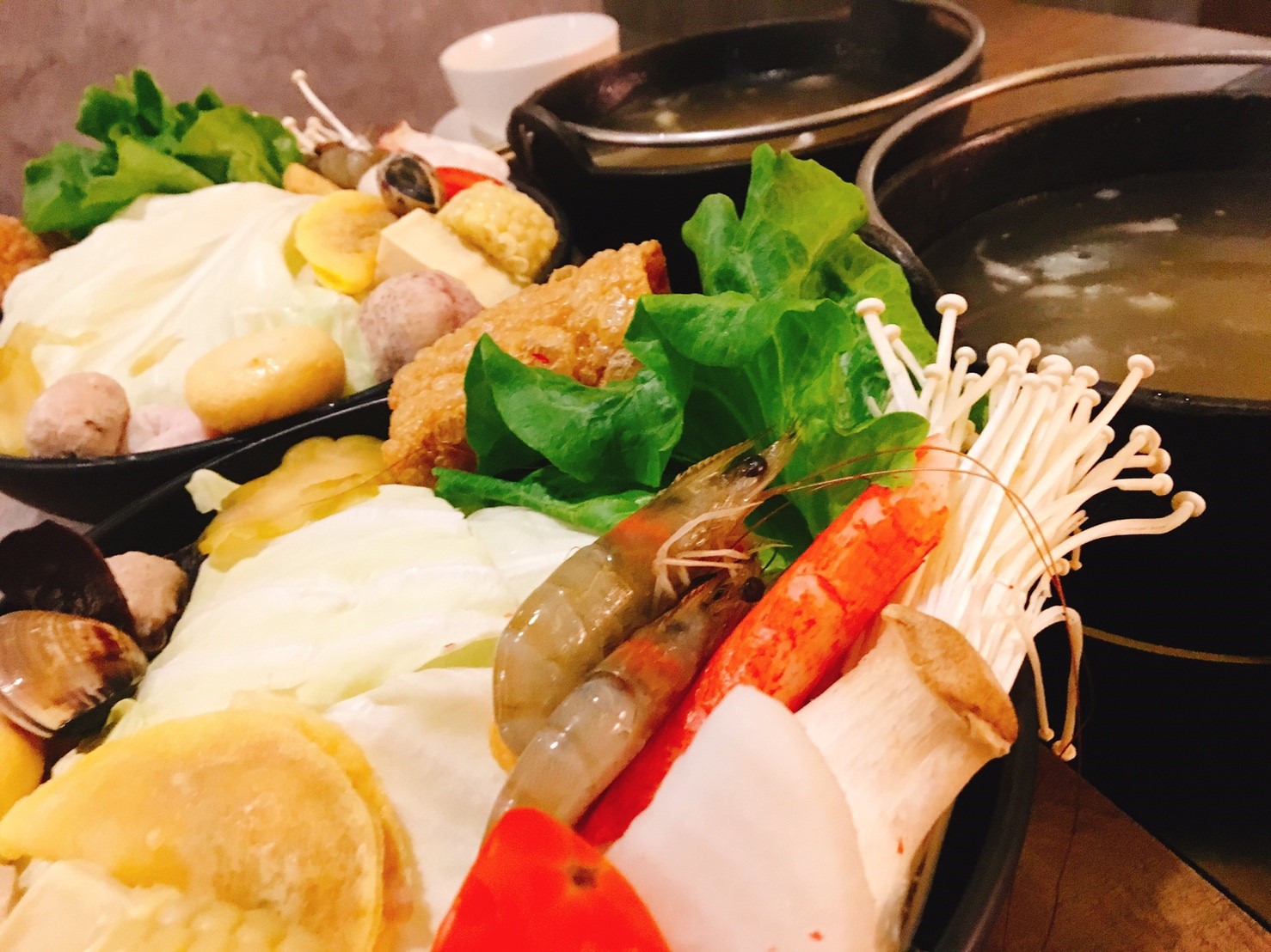 【台中】大里 竹間精緻鍋物 從基隆來的超新鮮海鮮 開始全省開店拓展