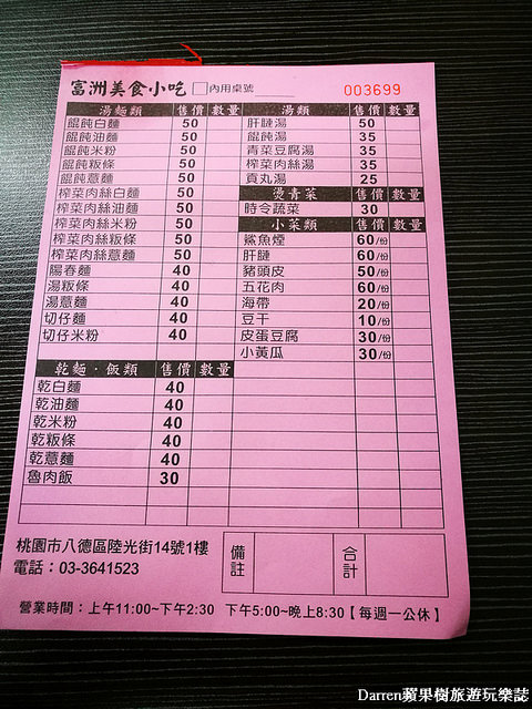 『桃園八德美食』富洲美食小吃(原南豐街)★鄰近八德廣豐新天地銅板美食/隱藏社區巷弄大份量麵食高CP值麵店