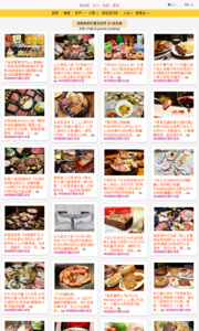 海綿飽飽的鳳梨城堡的美食牆