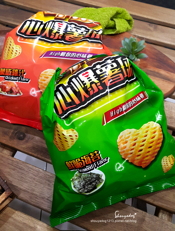 卡滋4D心爆薯球：【餅乾零食】嫩感雞汁X鮮脆海苔 立體少女心 卡滋 4D心爆薯球