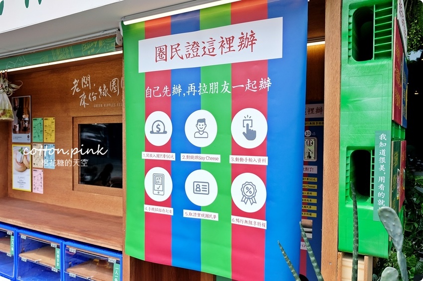 2019台中綠圈圈開始啦！勤美誠品化身里長伯情報站～綠圈圈圈民證限時辦理中！