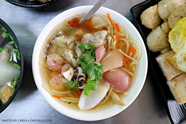 台中北屯│立偉麵食(太原店)＊來自第二市場的一麵三吃超經典。綜合湯品用料澎派毫不手軟