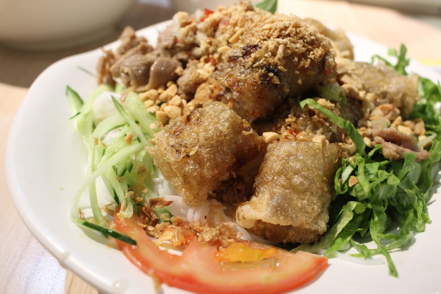 內湖捷運港墘站越式料理推薦｜越式春捲豬肉米線