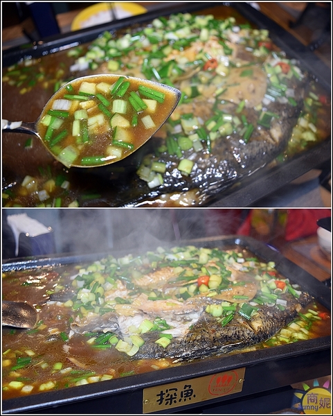 探魚：台中最文藝烤魚餐廳。探魚。大陸連鎖品牌在台唯一分店。份量多用料紮實CP值比較高@商妮吃喝遊樂