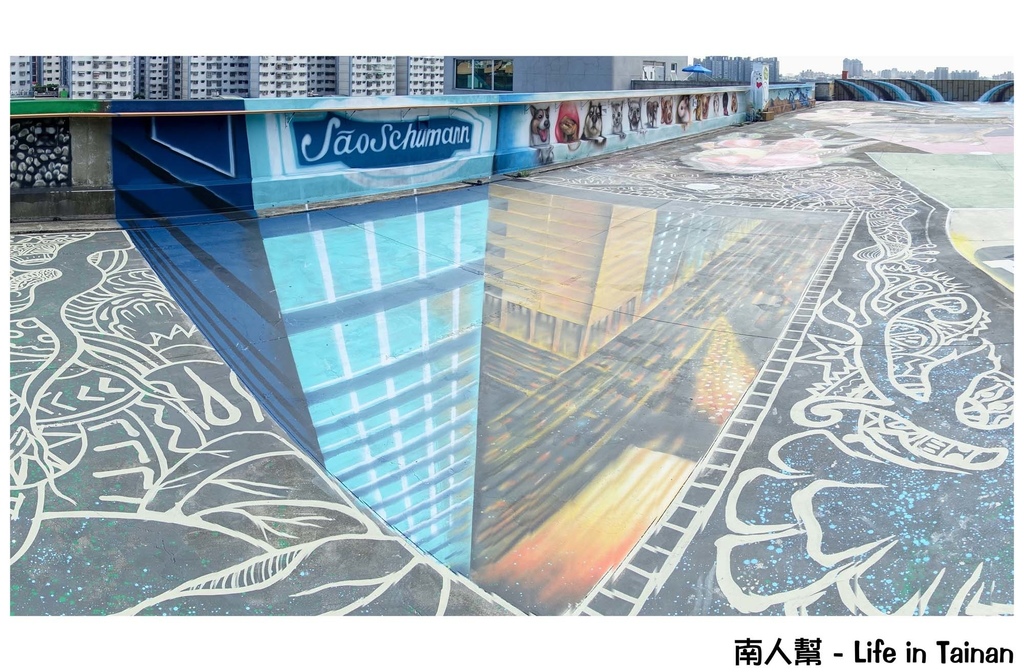 時空之城-全台最大天台3D地景壁景藝術