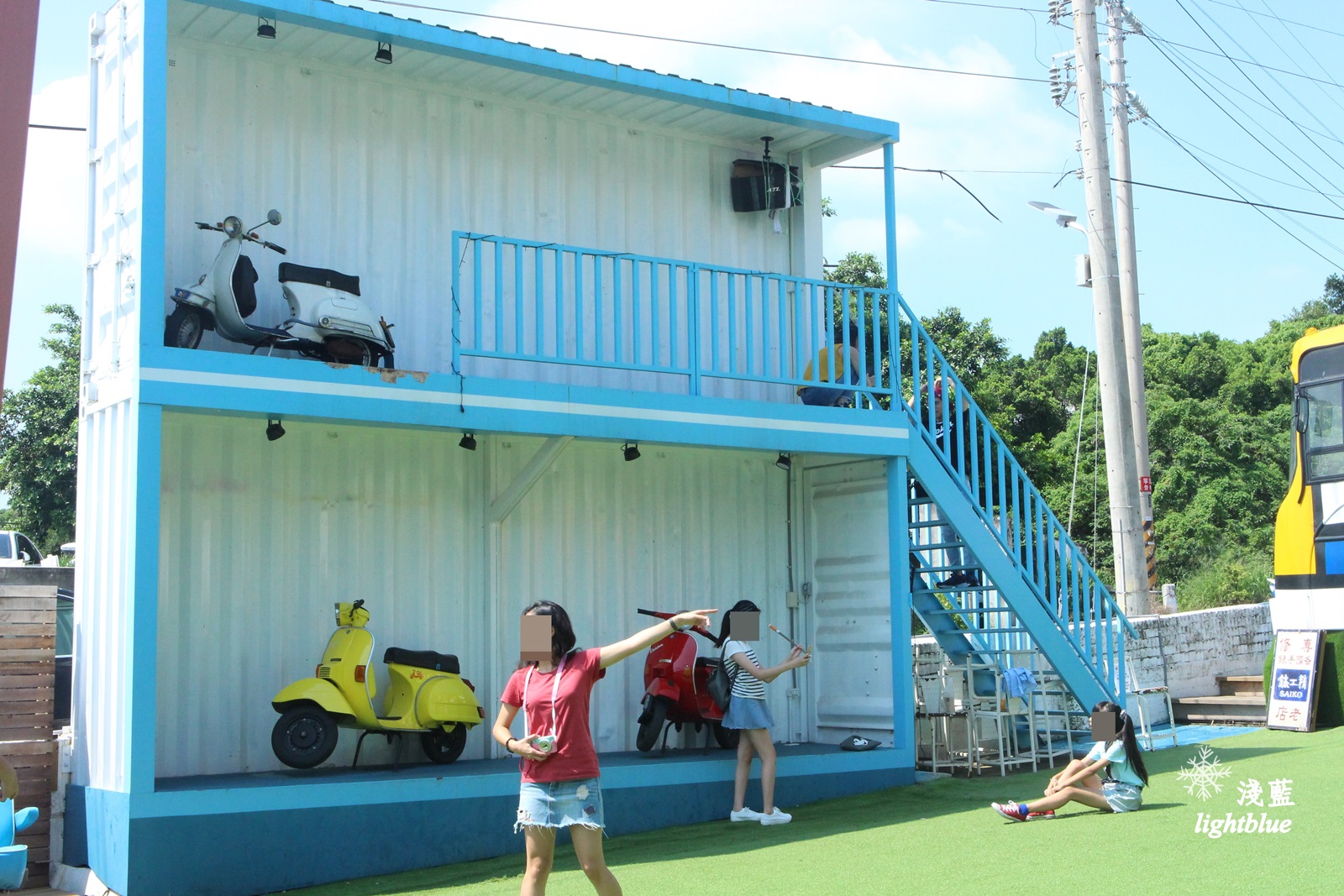 台中景點：淺藍 × 沙鹿夢想街～台中新景點，拍不停的夢幻籃球牆