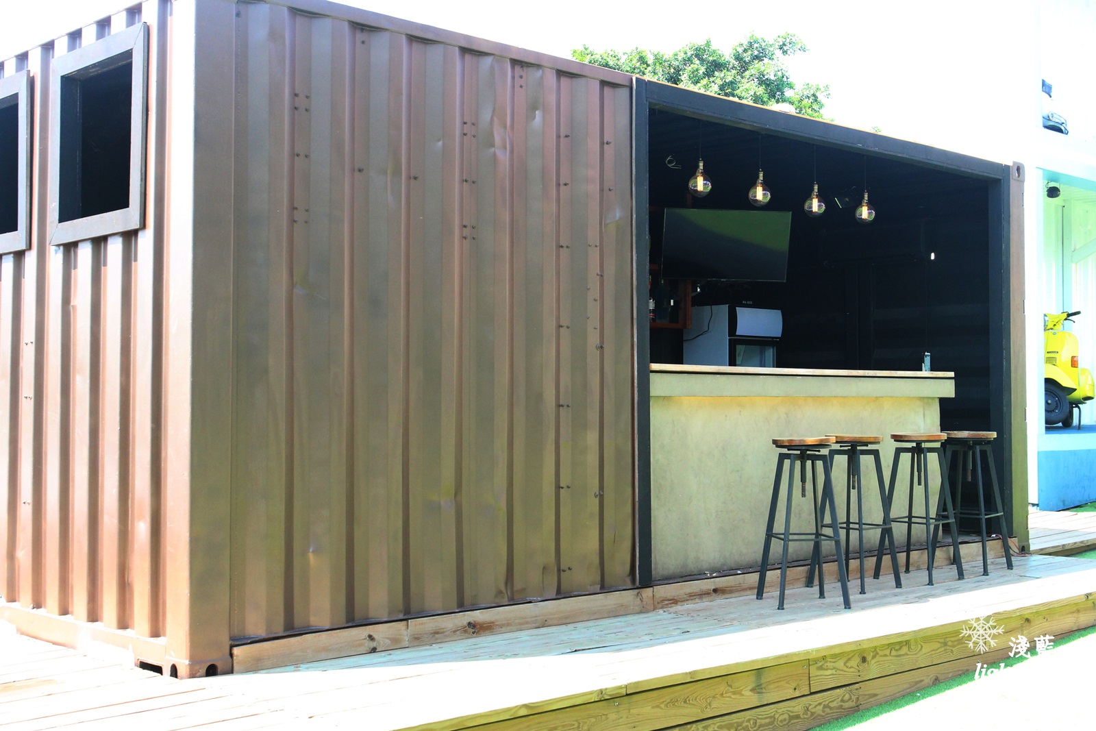 台中景點：淺藍 × 沙鹿夢想街～台中新景點，拍不停的夢幻籃球牆