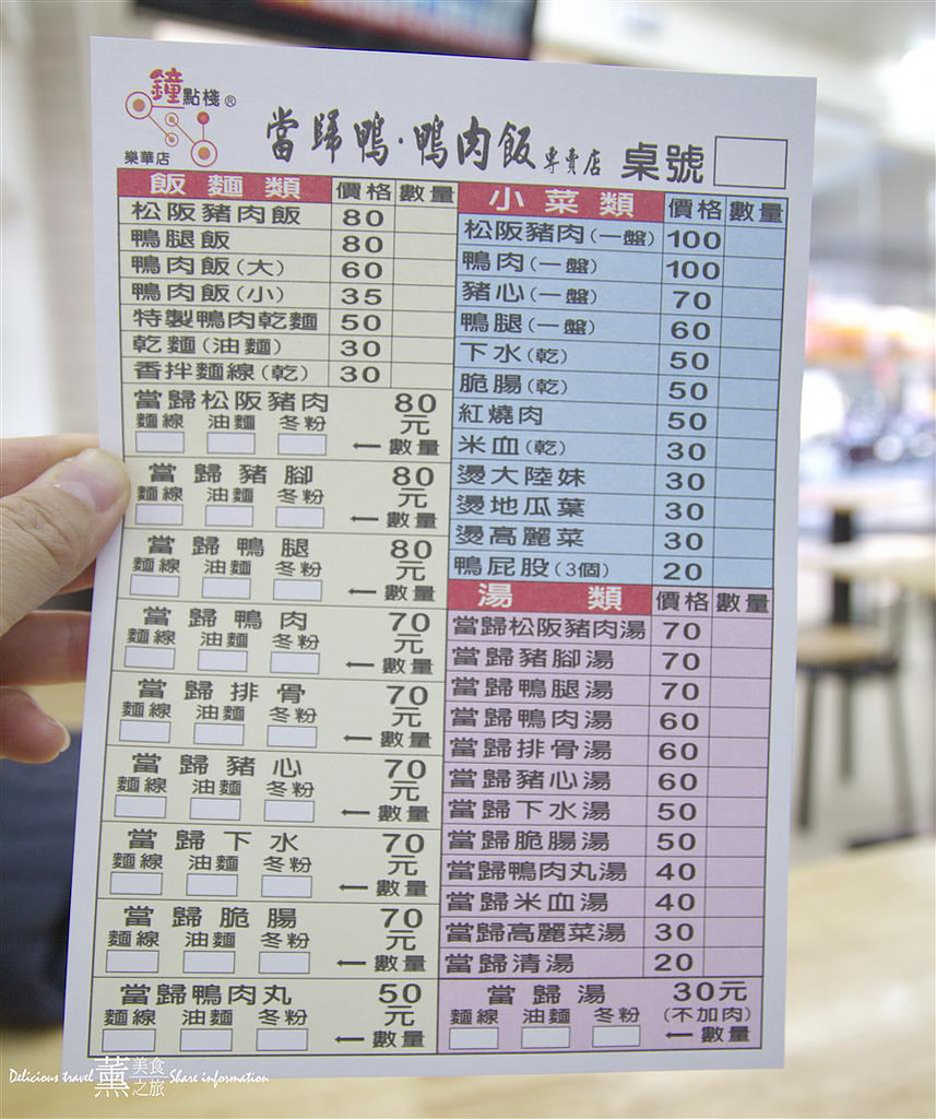 鐘點棧當歸鴨、鴨肉飯專賣店