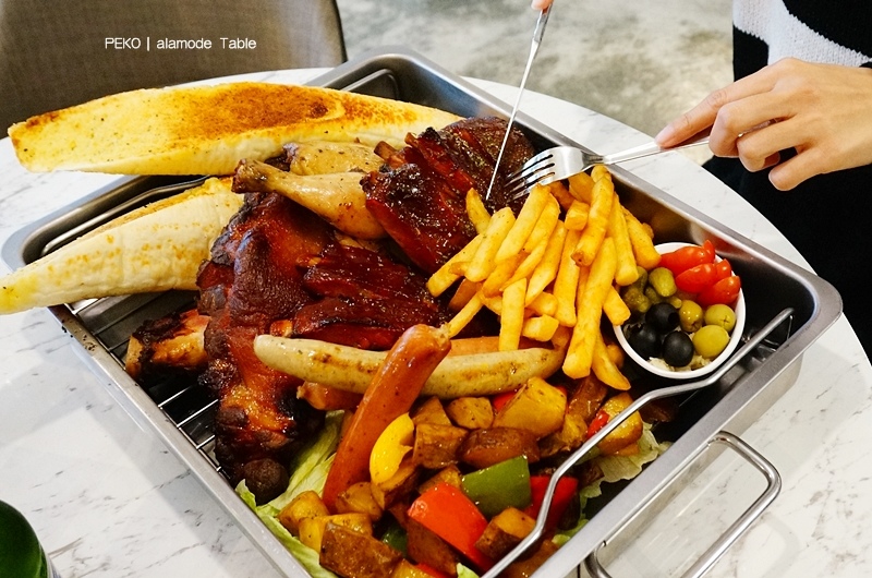 東區美食.alamode Table.大份量美食.東區聚餐餐廳.大盤子分享餐.就是愛吃肉分享餐.大盤子餐廳.國父紀念館美食.alamode Table菜單.