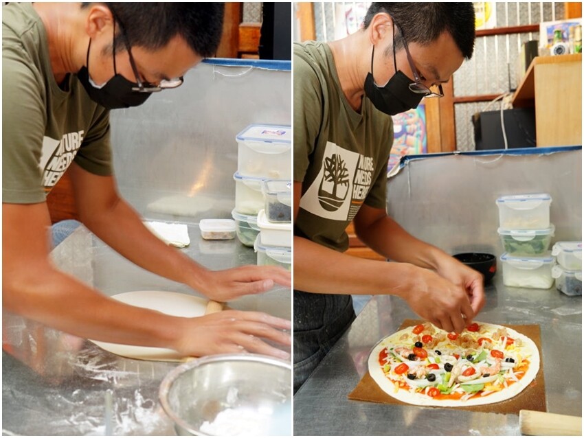 【大溪老街】卡薩義式披薩.現點現做手工薄脆美味披薩! 也是親子餐廳!