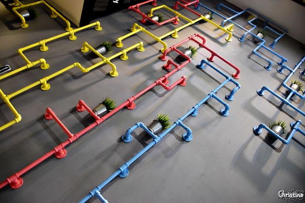 【台中。美食】 北區 / 芙露愛思 F.lu ICE，黃綠紅三色繽紛雪花冰，粉色系的工業風格，少女拍照夢幻系列，IG熱門打卡景點