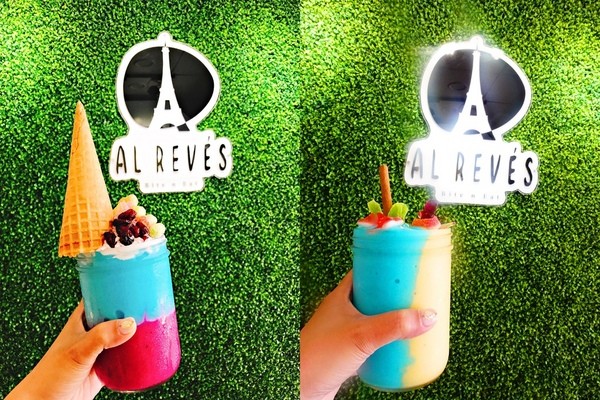 AL REVÉS顛倒restaurant:【捷運西門捷運站美食】 Al revés 顛倒餐廳-西門站 義式融合異國料理元素 碰撞出美妙創意新滋味 夢幻漸層冰沙IG打卡網美必拍!