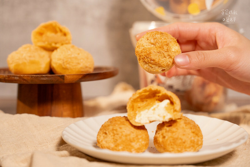 宅配美食|外皮酥脆、內餡濃郁,一口咬下超滿足|牛奶醬菠蘿泡芙