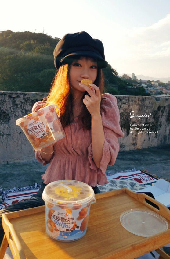 【甜點】興麥蛋捲 牛奶醬菠蘿泡芙X花生醬菠蘿泡芙