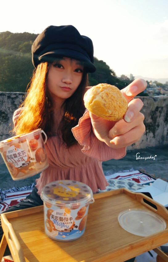 【甜點】興麥蛋捲 牛奶醬菠蘿泡芙X花生醬菠蘿泡芙