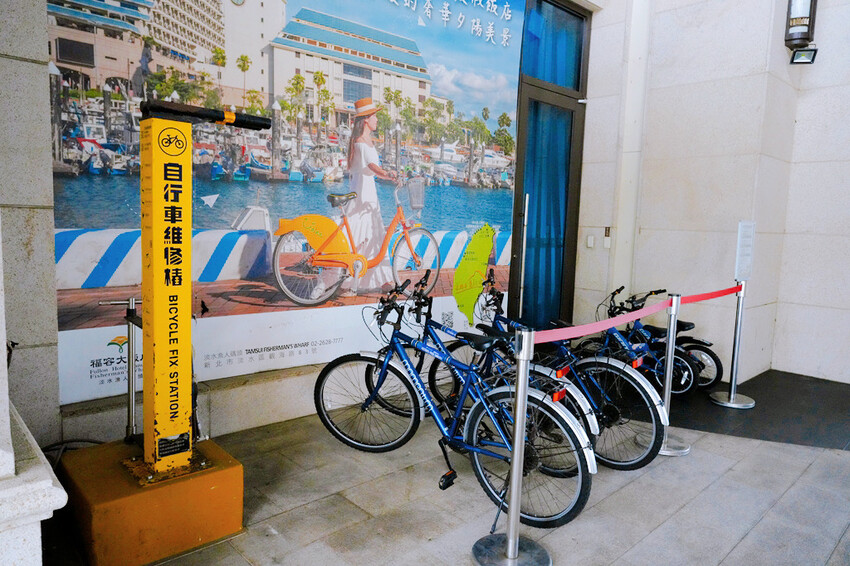 新北親子住宿推薦｜福容大飯店淡水漁人碼頭POPA露營主題房，