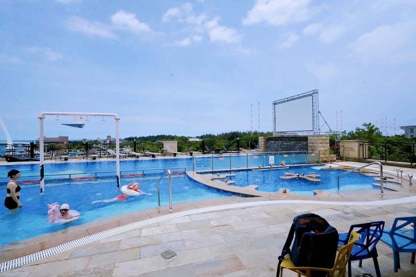 新北親子住宿推薦｜福容大飯店淡水漁人碼頭POPA露營主題房，