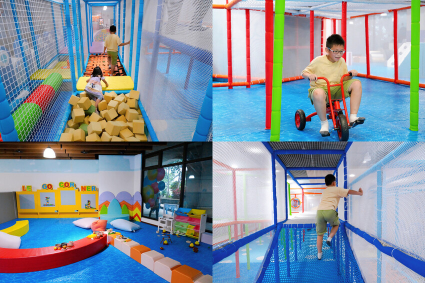 新北親子住宿推薦｜福容大飯店淡水漁人碼頭POPA露營主題房，