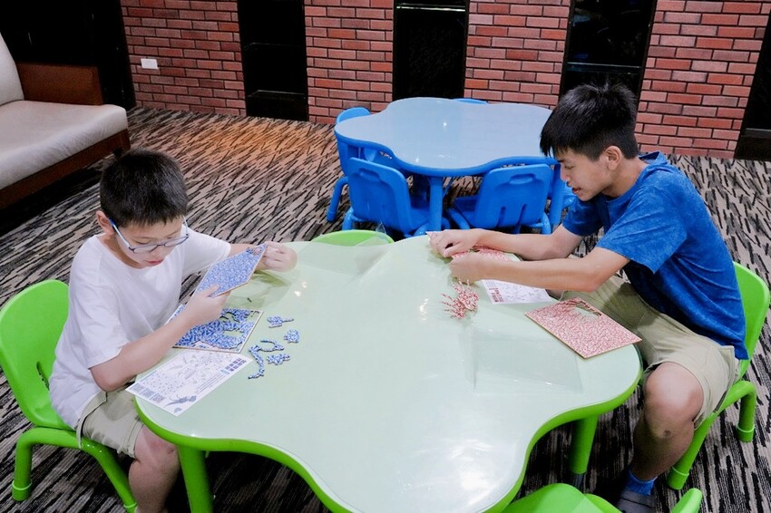 新北親子住宿推薦｜福容大飯店淡水漁人碼頭POPA露營主題房，
