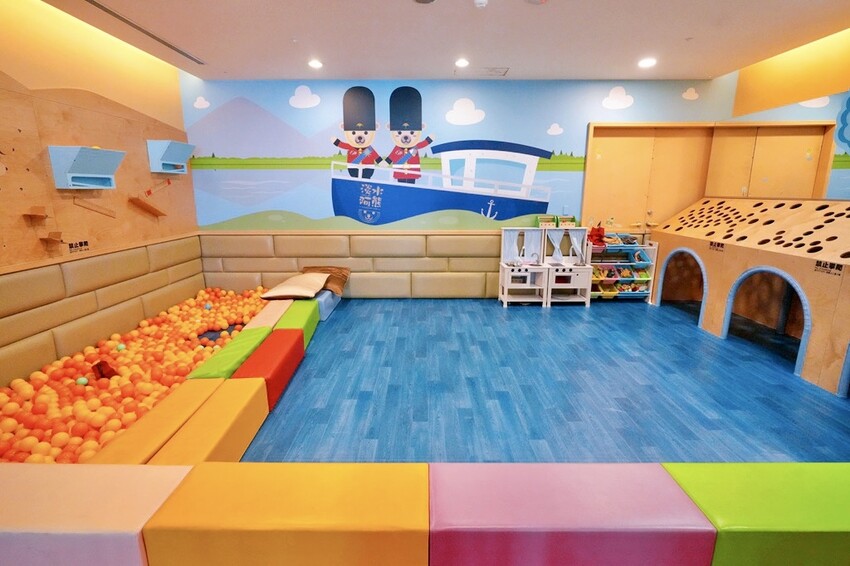 新北親子住宿推薦｜福容大飯店淡水漁人碼頭POPA露營主題房，