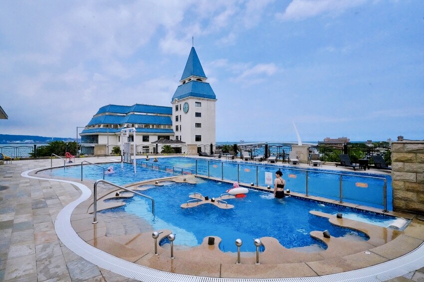 新北親子住宿推薦｜福容大飯店淡水漁人碼頭POPA露營主題房，