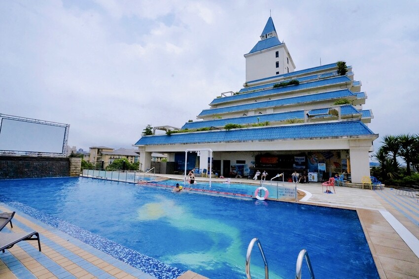 新北親子住宿推薦｜福容大飯店淡水漁人碼頭POPA露營主題房，