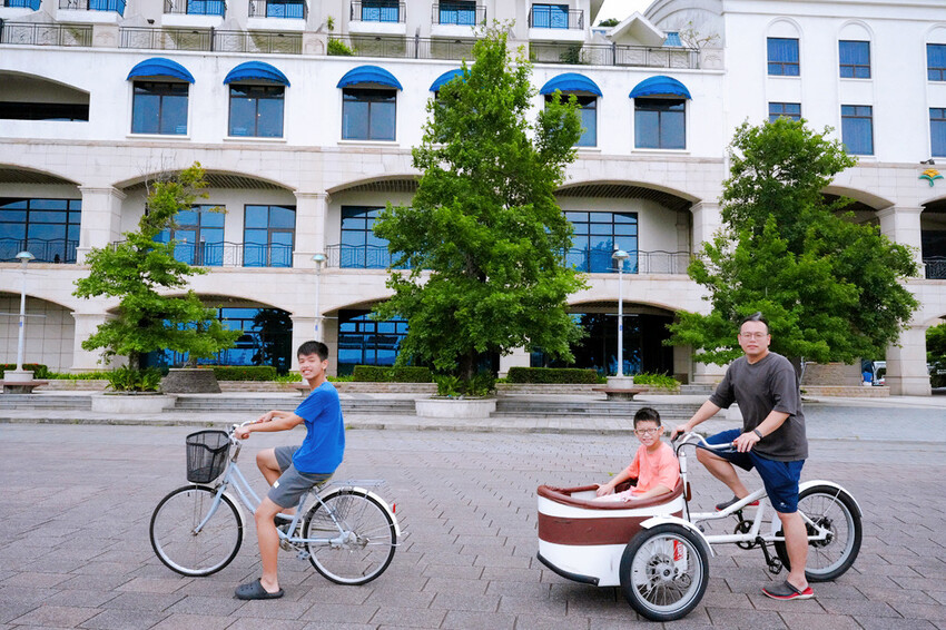 新北親子住宿推薦｜福容大飯店淡水漁人碼頭POPA露營主題房，