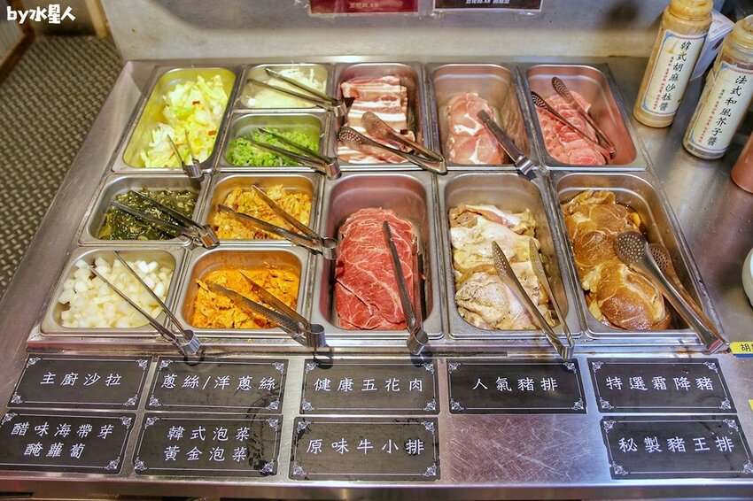 五花肉.KR mini韓國烤肉BBQ 吃到飽菜單