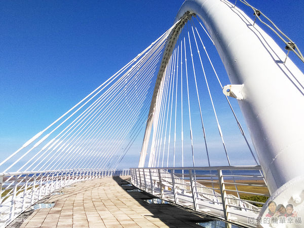 新竹市香山-豎琴橋11-豎琴橋頭特寫