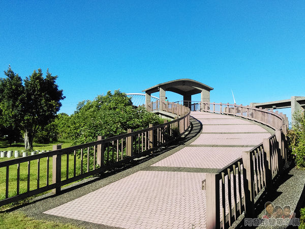 新竹市香山-豎琴橋05-步道連接豎琴橋