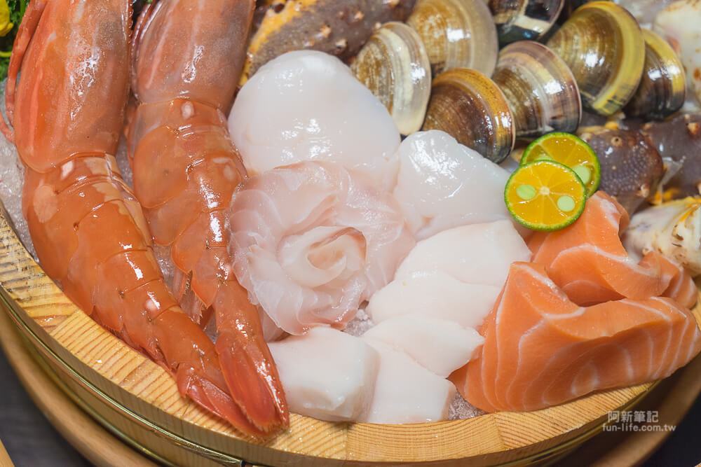 台中鍠樂極上和牛海鮮鍋物-38