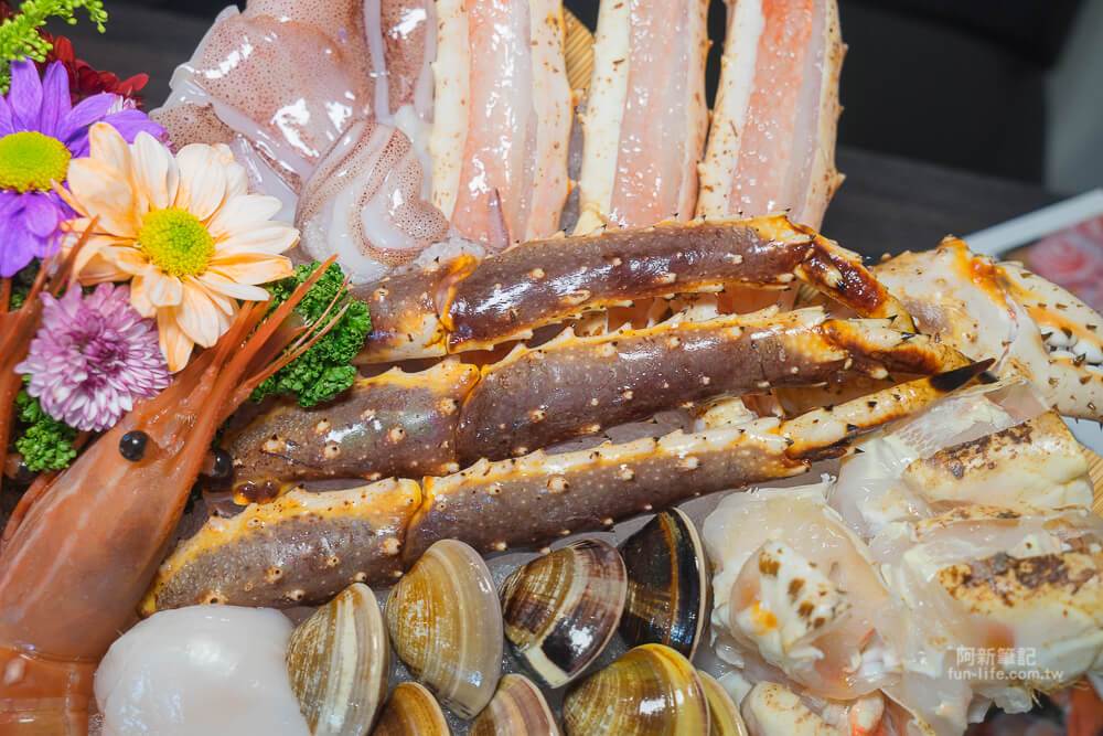 台中鍠樂極上和牛海鮮鍋物-35