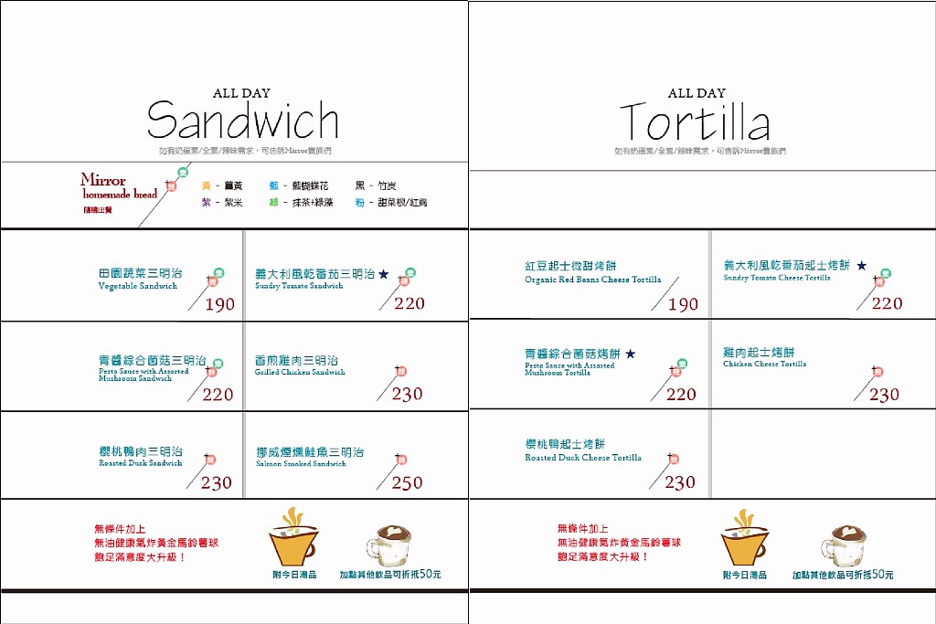西區|來去找尋草悟道的早午餐~Mirror Cafe競子咖啡,又是IG美照必拍之處。 - 微笑Joe幸運