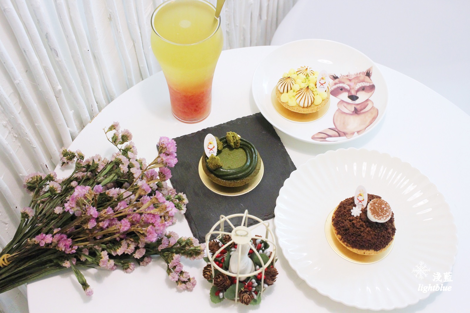 [ 科技大樓站美食 ] 淺藍 × 嗜甜點～巷弄裡的清新甜點店，還有可愛店兔