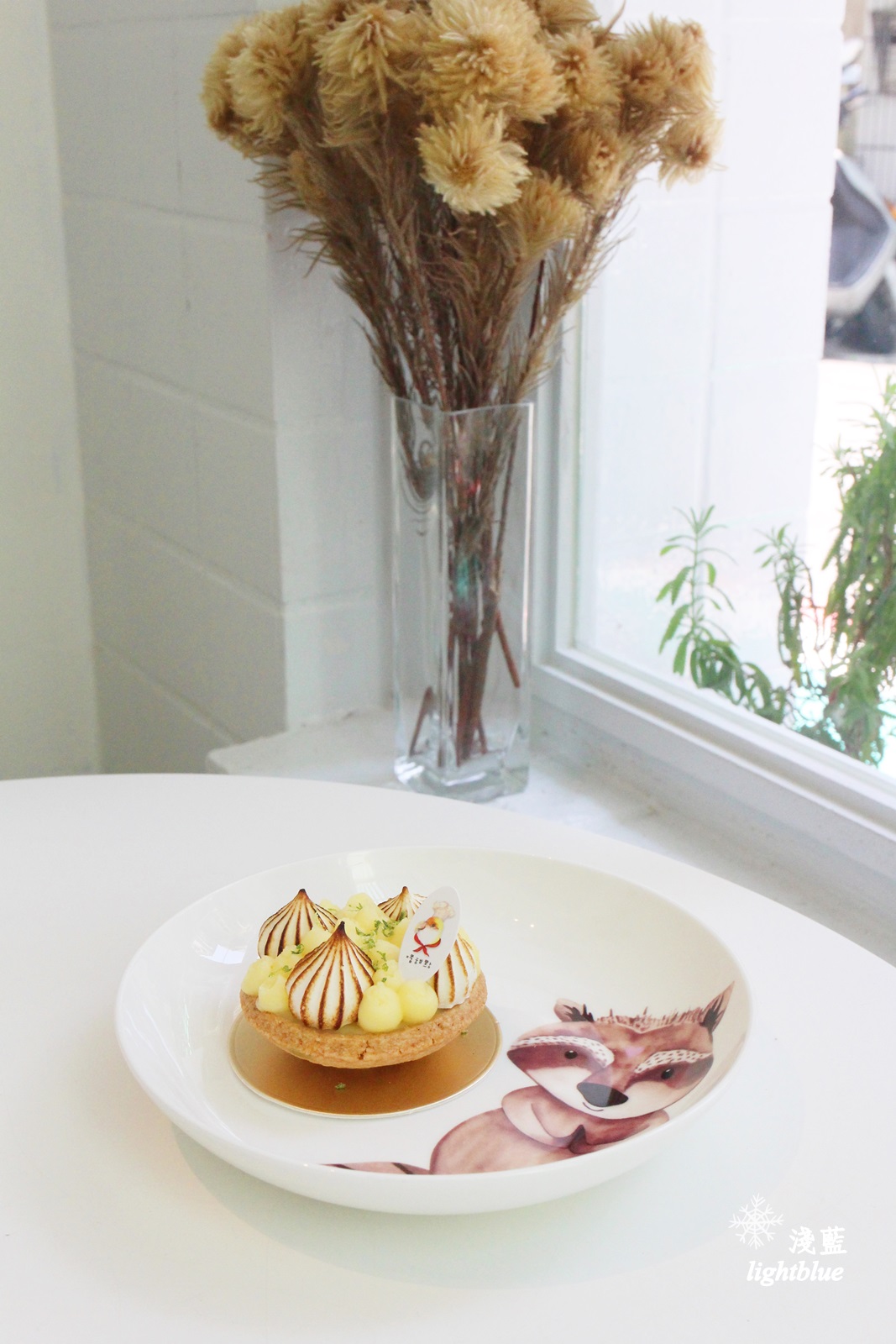 [ 科技大樓站美食 ] 淺藍 × 嗜甜點～巷弄裡的清新甜點店，還有可愛店兔