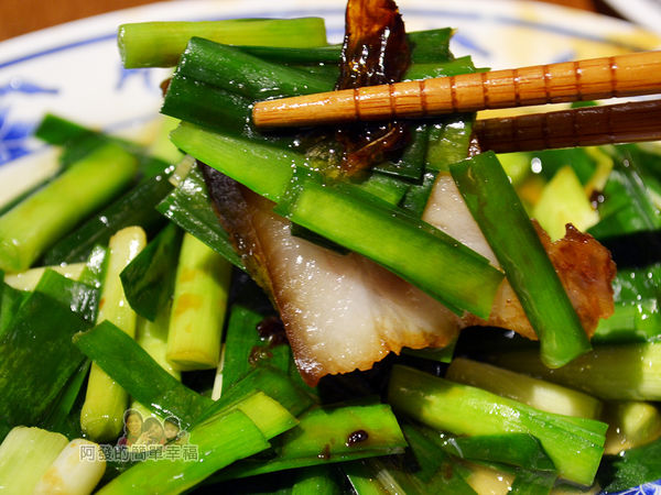 老曹餛飩(店面)22-燙韭菜+三層肉