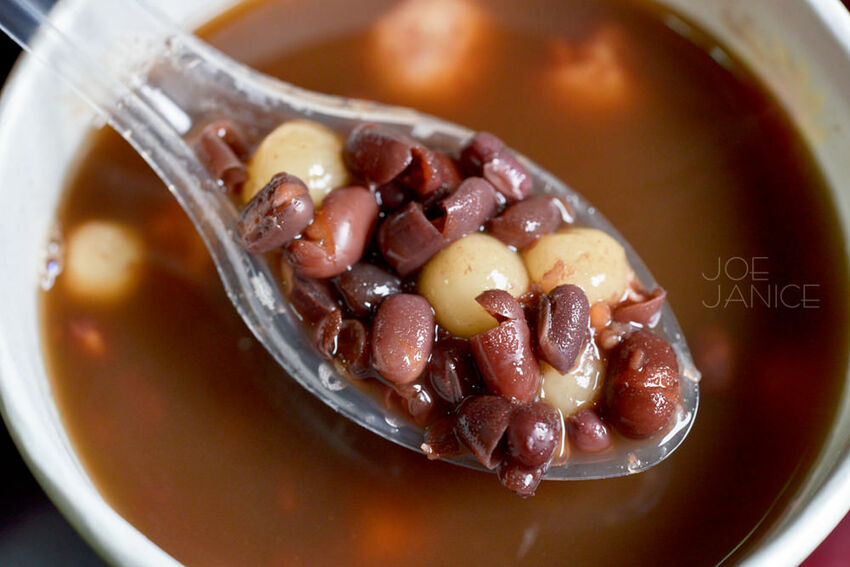 桃園美食【星大王甜品專賣】軟呼呼大湯圓 黑糖紅豆湯