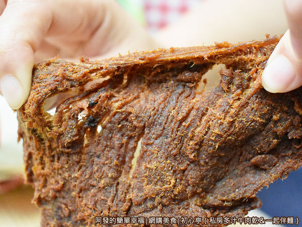 初心亭05-私房多汁牛肉乾很大片.JPG