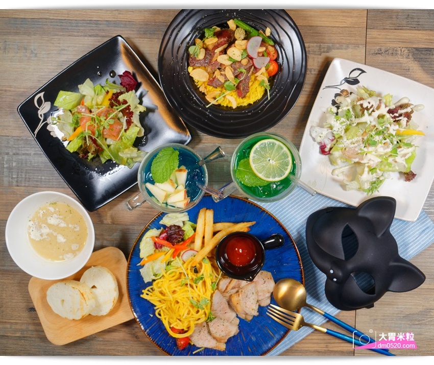 新北三重義式餐廳,黑邦廚房,冬季新品極黑豬南瓜奶油義大利麵,人氣限定萌貓慕斯蛋糕,超萌超可愛!捷運徐匯中學站美食推薦, - 大胃米粒 DAVID & MILLY